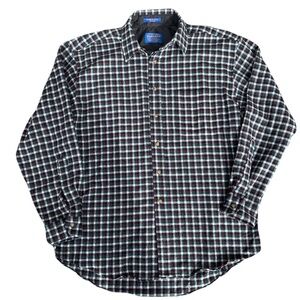 Vintage Pendleton Shirt XL Mens Plaid Pure Virgin Wool Button Up Cabin Core